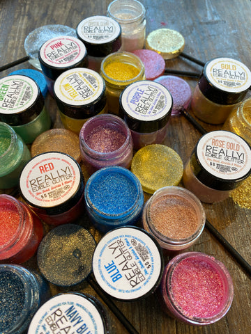 Really Edible Glitter for Food, Drinks, Cakes, Cookies & More FDA Compliant