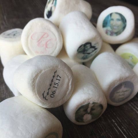 Custom Images on Marshmallows - Never Forgotten Designs